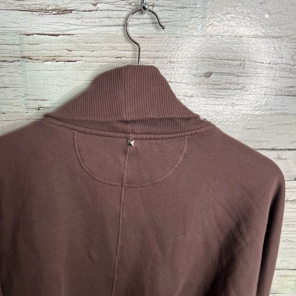 Aritzia WILFRED Diderot brown Cocoon Cardigan Sweater Size X-Small - Picture 7 of 8